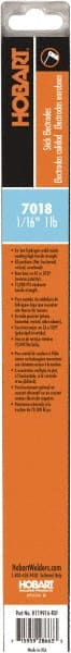 Hobart Welding Products - 14" Long, 1/16" Diam, High Strength Mild Steel Arc Welding Electrode - E7018 - Exact Tooling