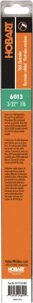Hobart Welding Products - 14" Long, 3/32" Diam, Mild Steel Arc Welding Electrode - E6013 - Exact Tooling