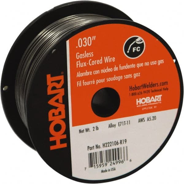 Hobart Welding Products - MIG Welding Wire Industry Specification: E71T-11 Wire Diameter: 0.03000 (Decimal Inch) - Exact Tooling