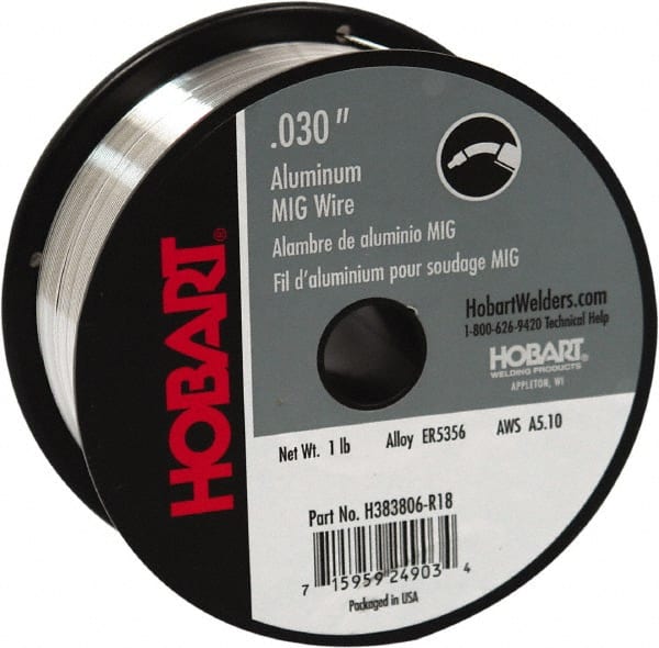 Hobart Welding Products - MIG Welding Wire Industry Specification: ER5356 Wire Diameter: 0.03000 (Decimal Inch) - Exact Tooling