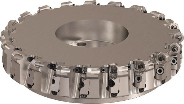 Seco - 12-1/2" Cut Diam, 6mm Max Depth, 2-1/2" Arbor Hole, 20 Inserts, ONMU09 Insert Style, Indexable Copy Face Mill - L220.48 Cutter Style, 3.1496 High, Series Doubleoctomill - Exact Tooling