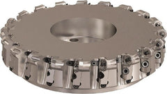 Seco - 315mm Cut Diam, 6mm Max Depth, 2.3622" Arbor Hole, 20 Inserts, ONMU09 Insert Style, Indexable Copy Face Mill - L220.48 Cutter Style, 3.1496 High, Series Doubleoctomill - Exact Tooling