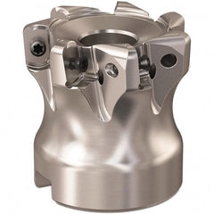 Seco - 40mm Cut Diam, 0.9mm Max Depth, 0.8661" Arbor Hole, 7 Inserts, LOHT06 Insert Style, Indexable Copy Face Mill - R220.21 Cutter Style, 1.5748 High, Series Doubleoctomill - Exact Tooling