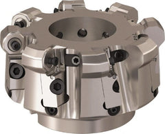 Seco - 125mm Cut Diam, 6mm Max Depth, 1.5748" Arbor Hole, 8 Inserts, ONMU09 Insert Style, Indexable Copy Face Mill - R220.48 Cutter Style, 3.1496 High, Series Doubleoctomill - Exact Tooling