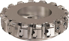 Seco - 250mm Cut Diam, 6mm Max Depth, 2.3622" Arbor Hole, 16 Inserts, ONMU09 Insert Style, Indexable Copy Face Mill - L220.48 Cutter Style, 3.1496 High, Series Doubleoctomill - Exact Tooling
