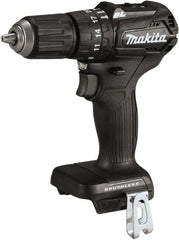 Makita - 18 Volt 1/2" Keyless Chuck Cordless Hammer Drill - 0 to 25,500 BPM, 0 to 1,700 RPM, Reversible - Exact Tooling