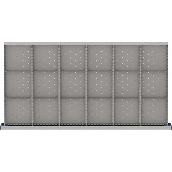 LISTA - 18-Compartment Drawer Divider Layout for 3.15" High Drawers - Exact Tooling