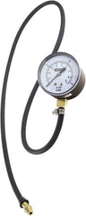 General - 2-1/2" Dial, 3/8 Thread, 0-15 Scale Range, Pressure Gauge - Thread Connection Mount, Accurate to ±1.5% of Full-Scale Range of Scale - Exact Tooling
