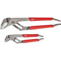 Milwaukee Tool - Plier Sets Set Type: Straight Jaw Pliers Number of Pieces: 2 - Exact Tooling