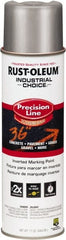 Rust-Oleum - 16 fl oz Silver Marking Paint - Solvent-Based Formula - Exact Tooling