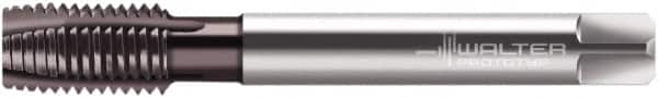 Walter-Prototyp - M6x0.75 Metric Fine, 3 Flute, Hardlube Finish, Powdered Metal Spiral Point Tap - Plug Chamfer, Right Hand Thread, 80mm OAL, 15mm Thread Length, 4.5mm Shank Diam, 6HX Class of Fit, Series EP2126302 - Exact Tooling