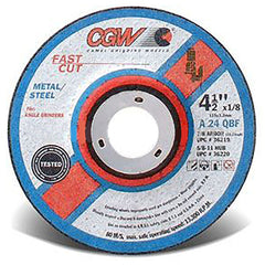 Vortec Pro 4″ Knot Wire Wheel, Stringer Bead Twist, .020″ Steel Fill, M10x1.25 Nut - Exact Tooling