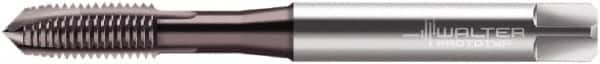 Walter-Prototyp - #4-48 UNC, 3 Flute, Bright Finish, Powdered Metal Spiral Point Tap - Plug Chamfer, Right Hand Thread, 56mm OAL, 9mm Thread Length, 3.5mm Shank Diam, 2B Class of Fit, Series EP2321302 - Exact Tooling