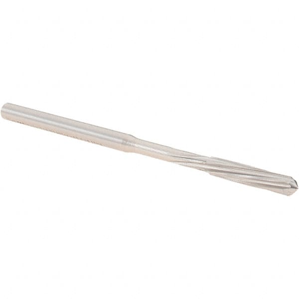 Walter-Titex - 2.99mm Cobalt 6 Flute Chucking Reamer - Spiral Flute, 2.99mm Straight Shank, 15mm Flute Length, 61mm OAL - Exact Tooling