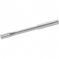 Walter-Titex - 9.98mm Solid Carbide 6 Flute Chucking Reamer - Straight Flute, 10mm Straight Shank, 20mm Flute Length, 120mm OAL - Exact Tooling