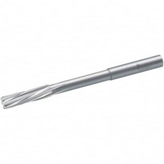 Walter-Titex - 9mm Diam 6-Flute Straight Shank Spiral Flute Solid Carbide Chucking Reamer - Exact Tooling
