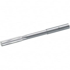 Walter-Titex - 9.5mm Solid Carbide 6 Flute Chucking Reamer - Straight Flute, 10mm Straight Shank, 36mm Flute Length, 125mm OAL - Exact Tooling