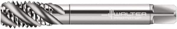 Walter-Prototyp - 1/2-13 UNC 3 Flute 2B Bottoming Spiral Flute Tap - Cobalt, Bright Finish, 3-3/8" OAL, Right Hand Flute, Right Hand Thread, Series A2256760 - Exact Tooling