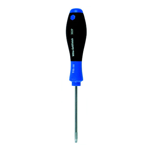 TorxPlus SoftFinish Cushion Grip Screwdriver, IP40 × 130 mm. 10.0″/254 mm Overall Length. Round blade, chrome-vanadium-molybdenum steel, hardened, hard chromed. Wiha chromtop finish on tips. Not for use in standard TORX fasteners. - Exact Tooling