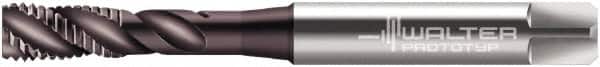 Walter-Prototyp - M5x0.80 Metric 3 Flute 6HX Bottoming Spiral Flute Tap - Powdered Metal, Hardlube Finish, 70mm OAL, Right Hand Flute, Right Hand Thread, Series EP2051362 - Exact Tooling
