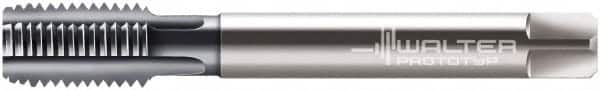 Walter-Prototyp - M16x2.00 Metric 6HX 4 Flute TiCN Finish Powdered Metal Straight Flute Machine Tap - Modified Bottoming, Right Hand Thread, 110mm OAL, 25mm Thread Length, Oversize - Exact Tooling