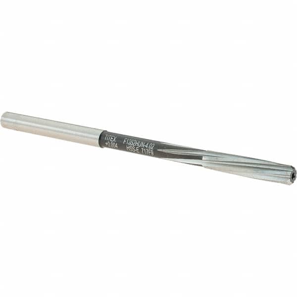 Walter-Titex - 4.02mm Cobalt 6 Flute Chucking Reamer - Exact Tooling