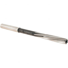 Walter-Titex - 5.01mm Cobalt 6 Flute Chucking Reamer - Spiral Flute, 5mm Straight Shank, 23mm Flute Length, 86mm OAL - Exact Tooling