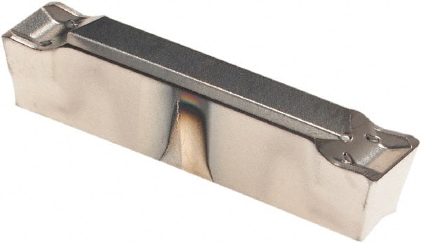 Walter - 3E500N03GX CE4 Grade WSM33S, 5mm Cutting Width Carbide Grooving Insert - Neutral, 0.3mm Corner Radius, TiAlN/Al2O3/ZrCN Finish - Exact Tooling