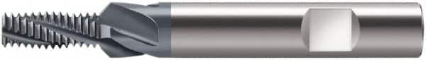 Walter-Prototyp - M3x0.50, 0.0906" Cutting Diam, 3 Flute, Solid Carbide Helical Flute Thread Mill - Internal Thread, 6mm LOC, 57mm OAL, 6mm Shank Diam - Exact Tooling
