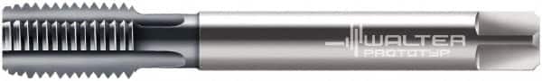 Walter-Prototyp - 1-11" BSPP, 6 Flutes, Modified Bottoming Chamfer, TiCN Coated, Powdered Metal British Standard Pipe Tap - 0.9843" Shank Diam, 0.7874" Square Size, Series E2436406 - Exact Tooling