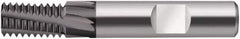Walter-Prototyp - 0.4724" Cutting Diam, 6 Flute, Solid Carbide Helical Flute Thread Mill - Internal Thread, 1-1/16" LOC, 83mm OAL, 12mm Shank Diam - Exact Tooling