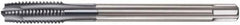 Walter-Prototyp - M12x1.50 Metric Fine, 5 Flute, TiCN Finish, Solid Carbide Spiral Point Tap - Plug Chamfer, Right Hand Thread, 100mm OAL, 21mm Thread Length, 9mm Shank Diam, 6HX Class of Fit, Series 8126006 - Exact Tooling