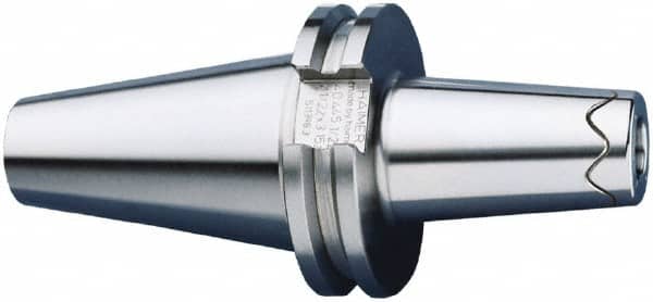 HAIMER - 1" Hole Diam, CAT40 Taper Shank Shrink Fit Tool Holder & Adapter - 75mm Projection, 1.79" Nose Diam, 2.28" Clamping Depth, 25,000 RPM, Through Coolant - Exact Tooling