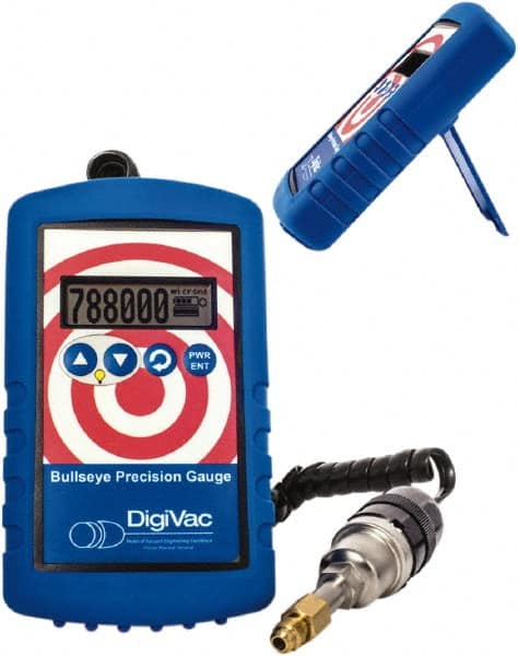 DigiVac - Vacuum Gauges Type: Electronic Vacuum Gauge Vacuum Range: 1 - 800,000 Microns - Exact Tooling