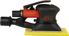 Chicago Pneumatic - 10,000 OPM, 9 CFM Air Consumption, 90 psi Air Pressure, Jitter Bug Air Orbital Sander - Rectangular Pad, 1/4" Inlet - Exact Tooling