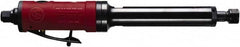Chicago Pneumatic - 1/4" Collet, Straight Handle, Straight Air Die Grinder - 22,000 RPM, Rear Exhaust, 25 CFM, 0.47 hp, 90 psi, 1/4" Inlet - Exact Tooling