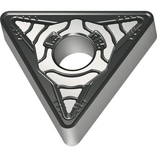 Walter - TNMG332 RP5 Grade WPP30S Carbide Turning Insert - TiCN/Al2O3/TiN Finish, 60° Triangle, 3/8" Inscr Circle, 3/16" Thick, 1/32" Corner Radius - Exact Tooling