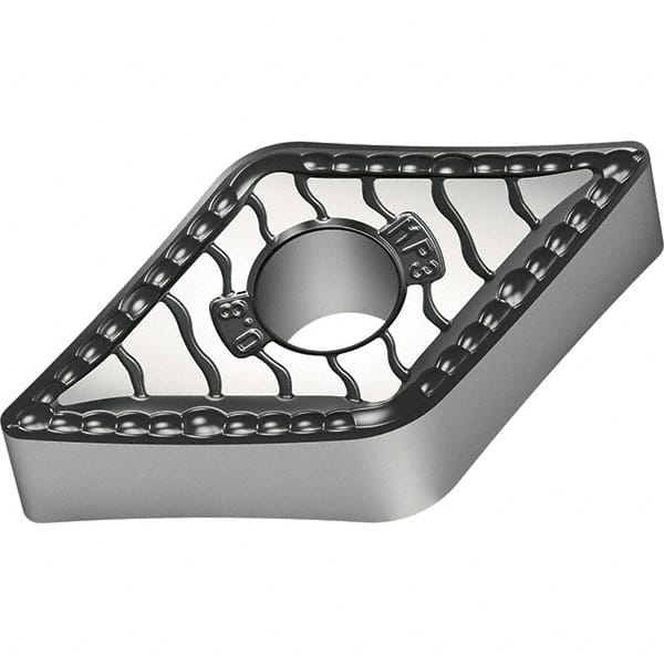 Walter - DNMG433 MP3 Grade WPP20S Carbide Turning Insert - TiCN/Al2O3/TiN Finish, 55° Diamond, 1/2" Inscr Circle, 3/16" Thick, 3/64" Corner Radius - Exact Tooling