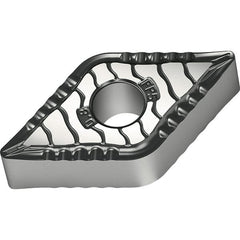 Walter - DNMG441 FP5 Grade WPP10S Carbide Turning Insert - TiCN/Al2O3/TiN Finish, 55° Diamond, 1/2" Inscr Circle, 1/4" Thick, 1/64" Corner Radius - Exact Tooling