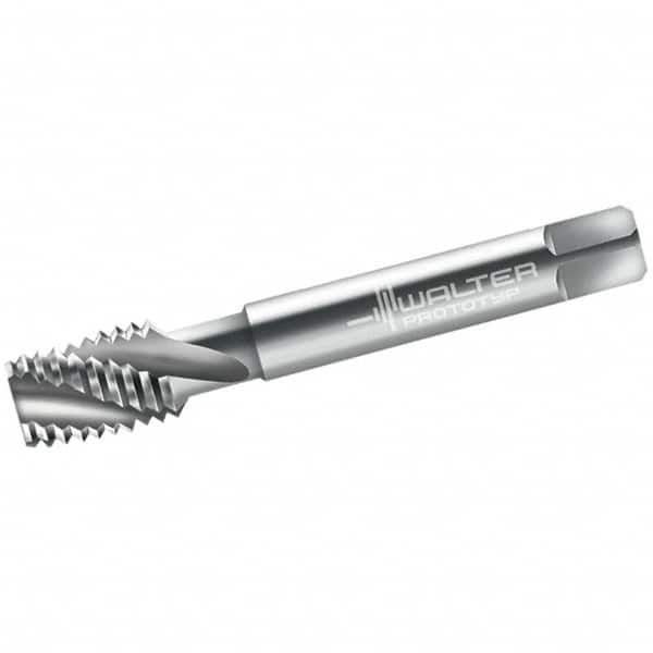 Walter-Prototyp - M5x0.80 Metric 3 Flute 6H Modified Bottoming Spiral Flute Tap - Cobalt, Bright Finish, 50mm OAL, Right Hand Flute, Right Hand Thread, Series 20167 - Exact Tooling