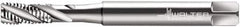 Walter-Prototyp - M4x0.70 Metric 3 Flute 6HX Bottoming Spiral Flute Tap - Cobalt, Bright Finish, 63mm OAL, Right Hand Flute, Right Hand Thread, Series 205106 - Exact Tooling