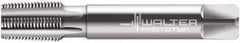 Walter-Prototyp - 1-1/4 - 11" BSPT, 6 Flutes, Modified Bottoming Chamfer, Bright Finish, Cobalt British Standard Pipe Tap - 1.2598" Shank Diam, 0.9449" Square Size, Series 24167 - Exact Tooling