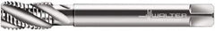 Walter-Prototyp - 1/4-19" BSPP, 5 Flutes, Bottoming Chamfer, Bright Finish, Cobalt British Standard Pipe Tap - 0.4331" Shank Diam, 0.3543" Square Size, Series 245606 - Exact Tooling