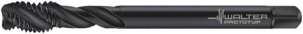 Walter-Prototyp - M12x1.75 Metric 3 Flute 6H Modified Bottoming Spiral Flute Tap - Cobalt, Oxide Finish, 110mm OAL, Right Hand Flute, Right Hand Thread, Series 7056773 - Exact Tooling