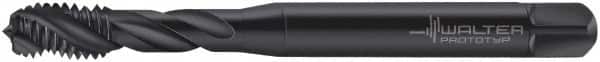 Walter-Prototyp - M3x0.50 Metric 3 Flute 6H Modified Bottoming Spiral Flute Tap - Cobalt, Oxide Finish, 56mm OAL, Right Hand Flute, Right Hand Thread, Series 7051773 - Exact Tooling