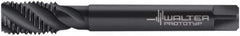 Walter-Prototyp - M16x2.00 Metric Coarse, 4 Flute, 50° Helix, Modified Bottoming Chamfer, Oxide Finish, Cobalt Spiral Flute STI Tap - Right Hand Flute, 4.9213" OAL, 0.5512" Shank Diam, 63/64" Thread Length, 6H Class of Fit, Series M205549 - Exact Tooling