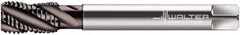 Walter-Prototyp - 1/2-14" BSPP, 5 Flutes, Bottoming Chamfer, Hardlube Coated, Cobalt British Standard Pipe Tap - 0.6299" Shank Diam, 0.4724" Square Size, Series 2456062 - Exact Tooling