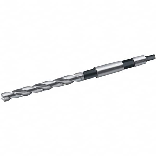 Walter-Titex - 15.25mm, 2MT 130° Point Cobalt Taper Shank Drill Bit - Exact Tooling