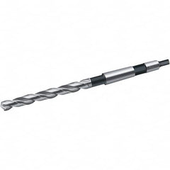 Walter-Titex - 15.25mm, 2MT 130° Point Cobalt Taper Shank Drill Bit - Exact Tooling