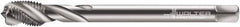 Walter-Prototyp - M12x1.00 Metric Fine 4 Flute 6H Modified Bottoming Spiral Flute Tap - Cobalt, Bright Finish, 100mm OAL, Right Hand Flute, Right Hand Thread, Series 7156770 - Exact Tooling